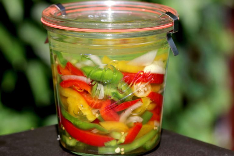 Paprika-in-Streifen
